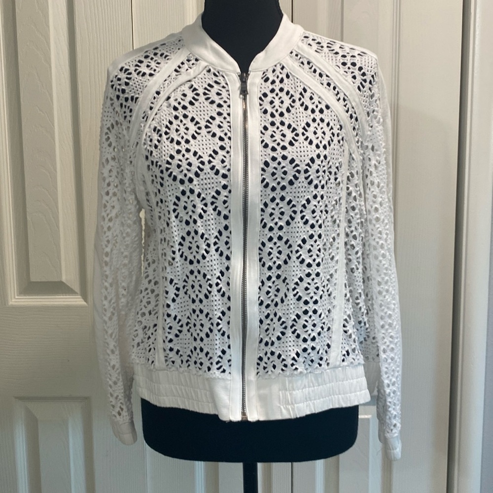 Ruby Rd laser cut jacket - Picture 1 of 5